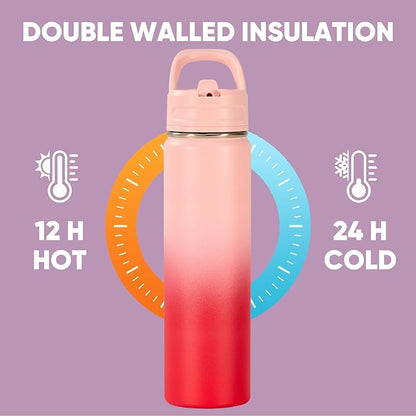 Fijinhom 24oz Insulated Stainless Steel Water Bottle - Image 5