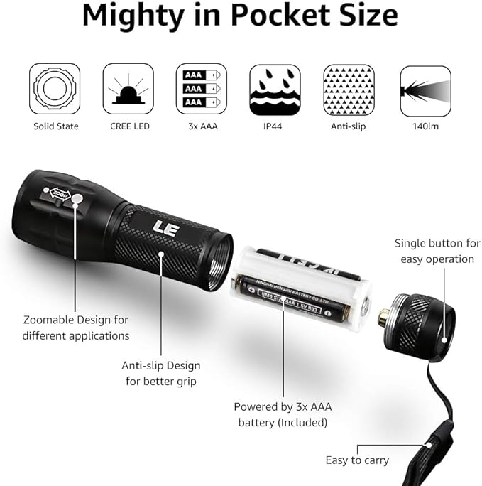 Lighting EVER LED Flashlights High Lumens, Small Flashlight, Waterproof - Image 7
