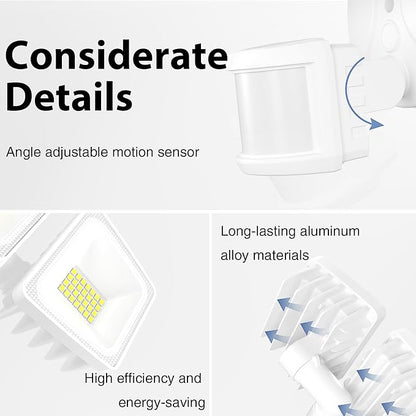Onforu 150W 15000LM LED Security Lights Motion Sensor Outdoor, Dusk to Dawn - Image 8