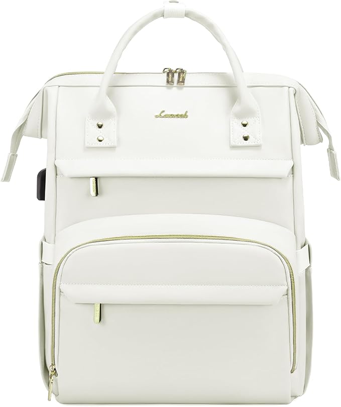 LOVEVOOK Leather Laptop Backpack by LOVEVOOK