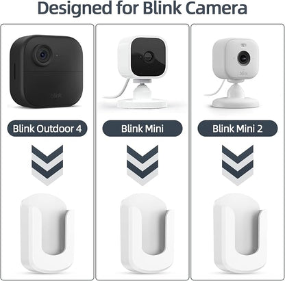 Blink Mini No Drilling No Screws Wall Mount Bracket, 3 Pack Adhesive Blink - Image 2