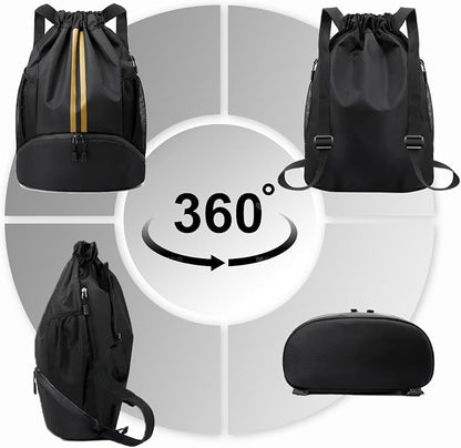 Hoedia Sports Drawstring Backpack - Image 5