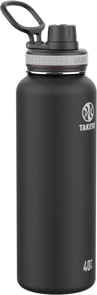 Takeya Originals 40 oz Vacuum Insulated Stainless Steel Water Bottle by Takeya
