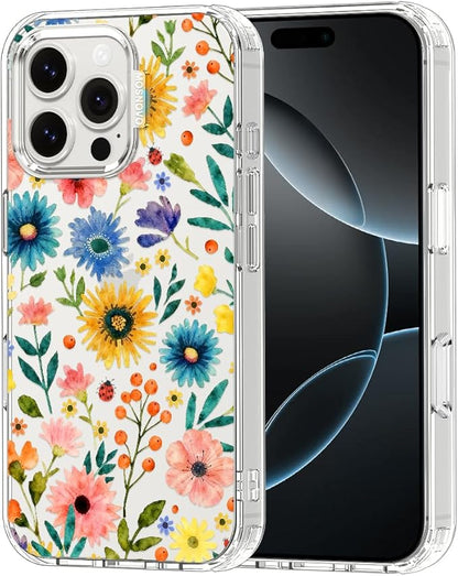MOSNOVO for iPhone 16 Pro Max Case, Shockproof Military-Grade Protection 6.6ft by Mosnovo