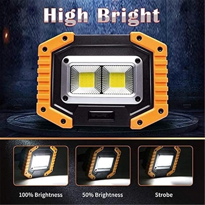 OTYTY LED Work Light Rechargeable, 30W 1500LM Battery Powered Portable Flood - Image 3
