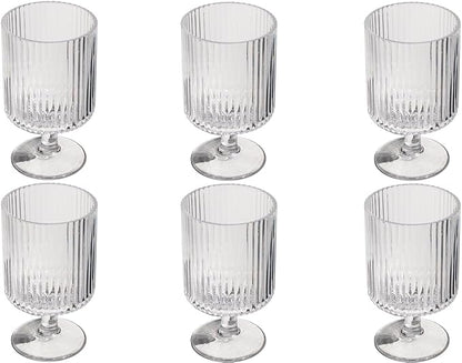 Mesa 10 oz Durable Acrylic Wine Glasses, Shatter-Resistant and Dishwasher-Safe by Unknown