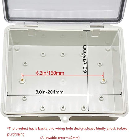 Zulkit Junction Box ABS Plastic Dustproof Waterproof IP65 Electrical Boxes - Image 5