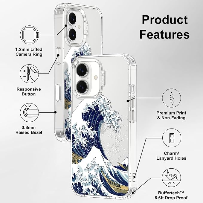 MOSNOVO for iPhone 17 Case | Military Grade 6.6ft Drop Tested | Camera Control - Image 7