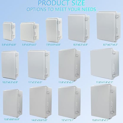 IP67 Waterproof Junction Box, ABS Plastic Electrical Enclosure - Image 6