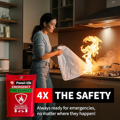 Protect Life Saving Emergency Fire Blankets 1 Pack - Image 2