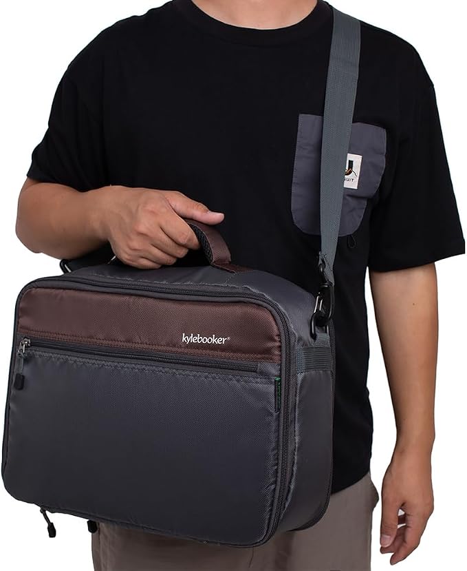 Kylebooker Fly Fishing Reel and Gear Case, Portable Tackle Organizer Storage - Image 6