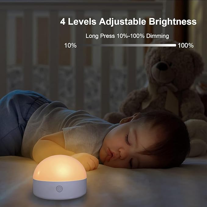 BLUEYE Night Light, BPA Free, Remote Control, 3CCT Colors, 2000mAh Battery - Image 3