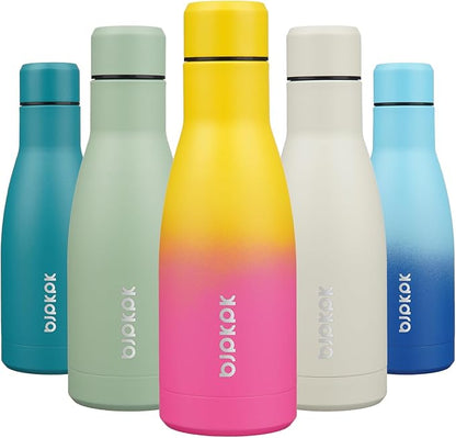 BJPKPK 12oz Water Bottles Stainless Steel Double Wall Vacuum Insulated Small by BJPKPK