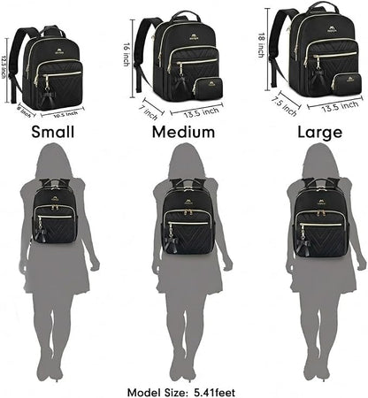 MATEIN Backpack Purse for Women, 15.6 inch Cute Stylish Waterproof Backpack - Image 3