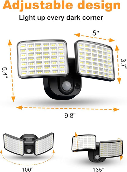 Rechargeable Motion Sensor Outdoor Light, Battery Operated Lights - Image 7