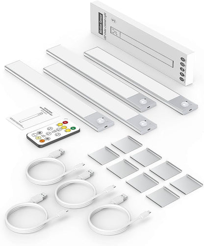 12" Ultra-Thin Under Cabinet Lighting Wireless, Aluminum Alloy Under Counter - Image 8