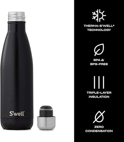 S’well Stainless Steel 17oz Water Bottle, London Chimney Design, Triple-Layer - Image 4