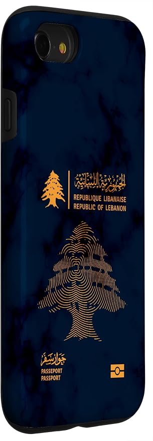 Lebanon, Lebanon Passport, Lebanon Flag, Lebanon map. Case - Image 3