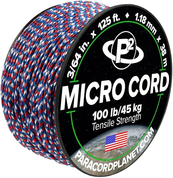 Paracord Planet Micro Paracord – Thin Braided Cord by ParacordPlanet