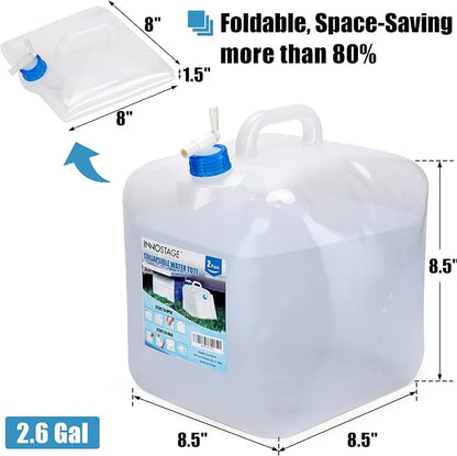 INNO STAGE 2 Pack Collapsible Water Container 2.6 Gallon - Image 3