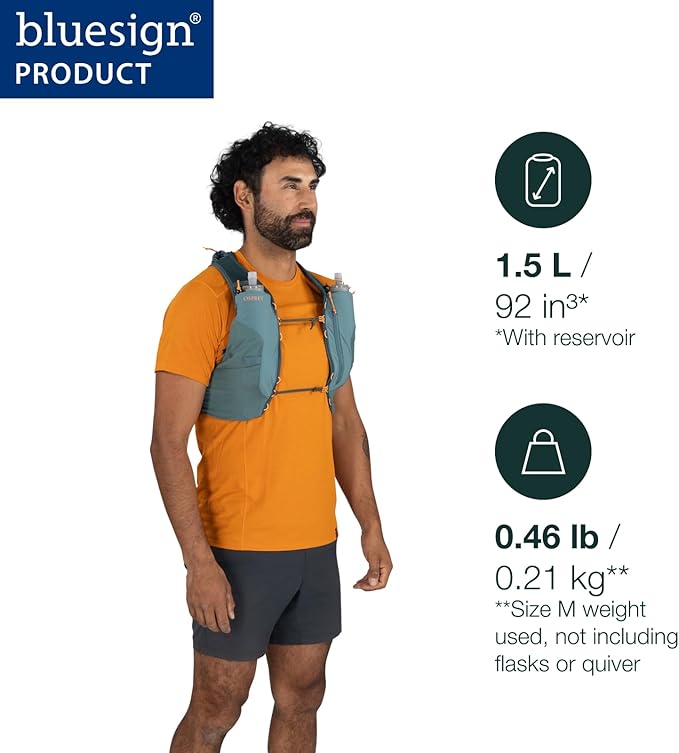 Osprey Duro 1.5L Men's Running Hydration Vest - Image 2