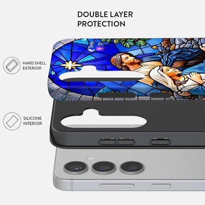 Compatible for Samsung Galaxy S25 5G Case, Dual Layer Heavy Duty 2 in 1 - Image 2