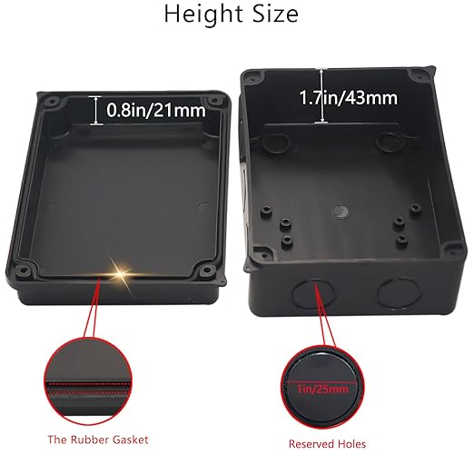 Project Box IP65 Waterproof Dustproof Junction Boxes ABS Plastic DIY Electronic - Image 4