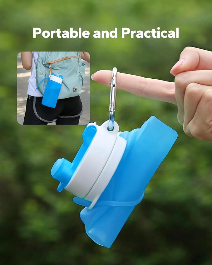 Collapsible Water Bottle, Portable Folding Bottle & Water Bottle - Image 4