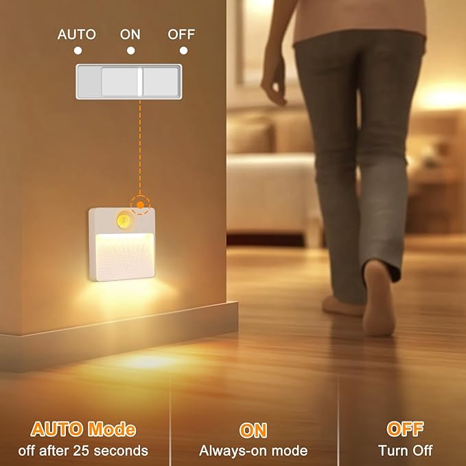 Guankai 8 Pack Rechargeable Motion Sensor Stair Light - Image 6