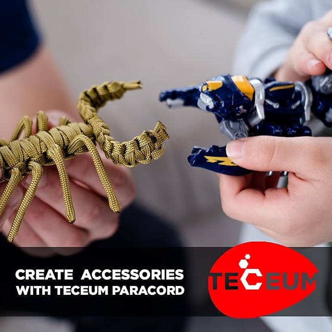 TECEUM Reflective Paracord Rope 1000 – 1000ft/200ft/100ft/50ft – 40+ Colors – - Image 7