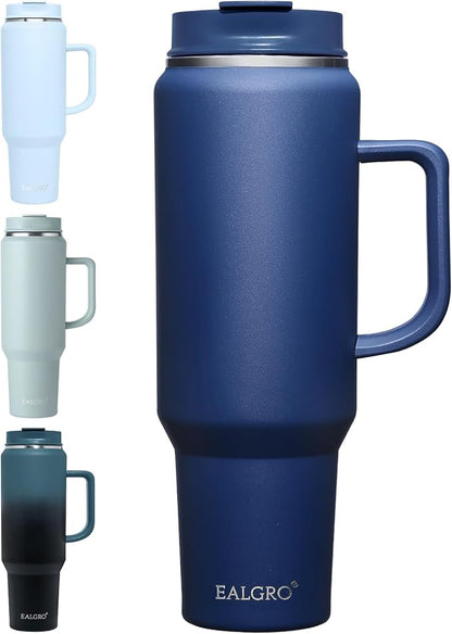 EALGRO 50 oz Tumbler with Handle, Insulated Tumblers with Lid and Straw by EALGRO