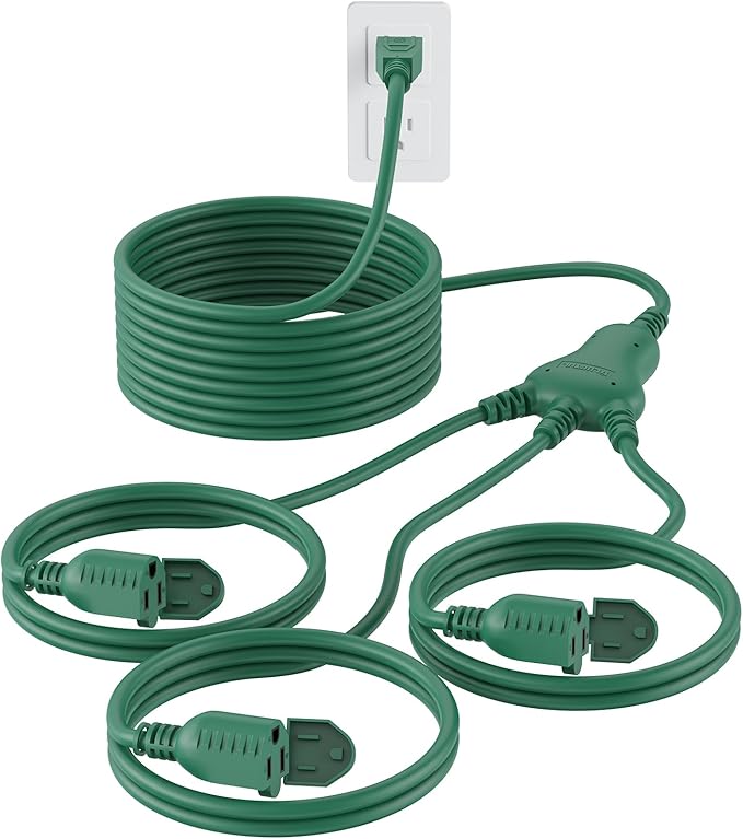 PLUGTUL 42FT Outdoor Extension Cord by PLUGTUL
