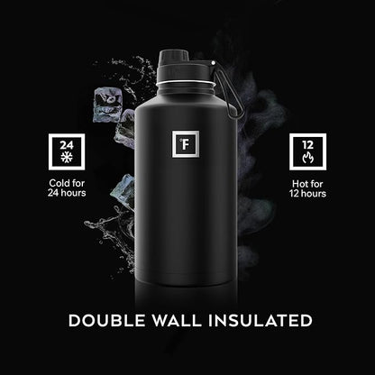 IRON °FLASK Camping & Hiking Hydration Flask - 64 oz Bubble Gum - Image 4