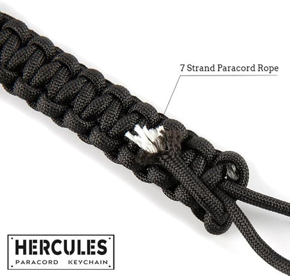 HERCULES Paracord Keychain Set – 2 Pack Lanyard Rope - Image 5