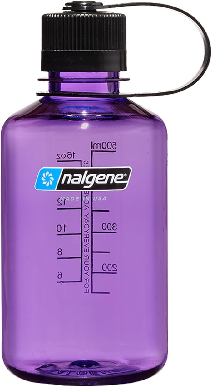 Nalgene 16 oz Narrow Mouth Water Bottle | BPA-Free, Durable & Leak Proof by Nalgene