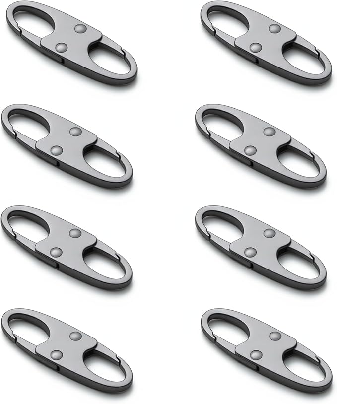 zelin Anti Theft Zipper Clips Double Opening Small Carabiner Clips, Commuting by zelin