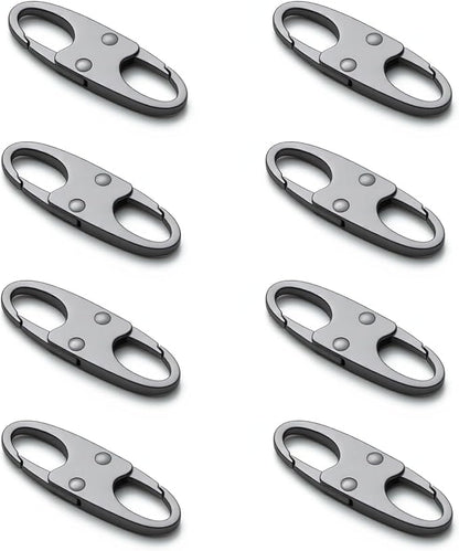 zelin Anti Theft Zipper Clips Double Opening Small Carabiner Clips, Commuting by zelin