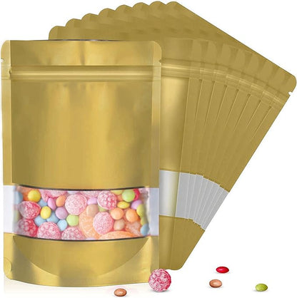 3.5"x5" 120pcs Mylar Bags for Food Storage, Smell Proof Bag by ODDIER
