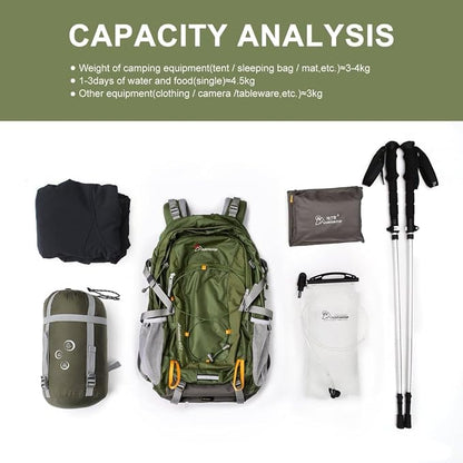 MOUNTAINTOP 25L/40L Hiking Backpack, Lightweight Travel Backpack - Image 8