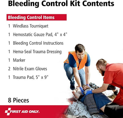 First Aid Only 91134 Critical Essentials Bleeding Control Kit - Image 4