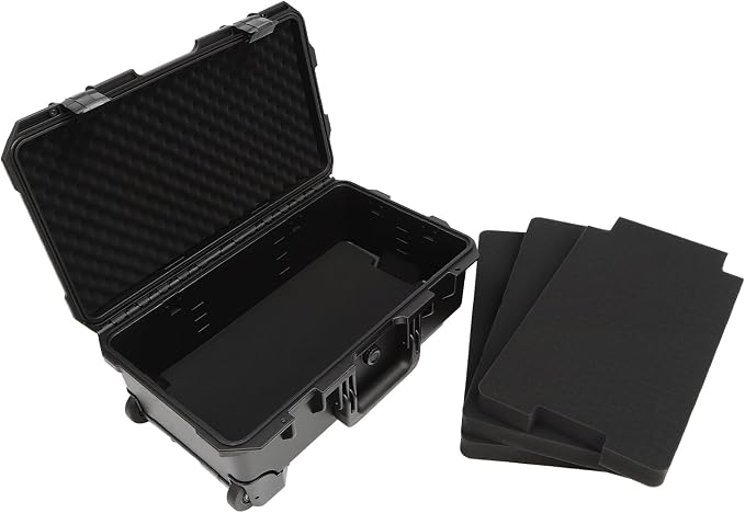 22" Weatherproof Hard Case Rolling Waterproof Case Dry Box - Image 5