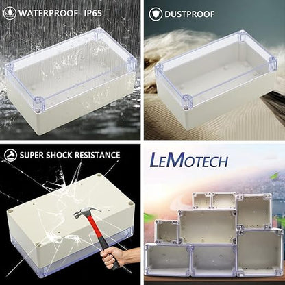 LeMotech ABS Plastic Junction Box Dustproof Waterproof IP65 Electrical - Image 7