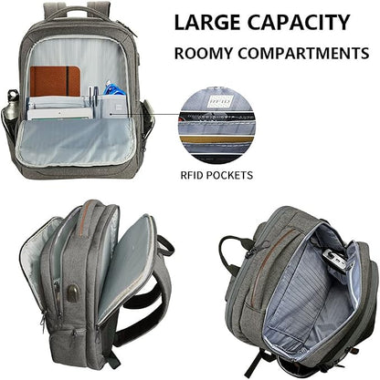 KROSER Laptop Backpack Large Computer Backpack Fits up to 17.3 Inch Laptop - Image 6