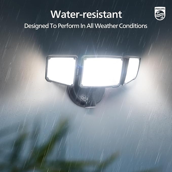 Philips 72W 7400LM LED Flood Lights Outdoor, Dusk to Dawn Aluminum Security - Image 8