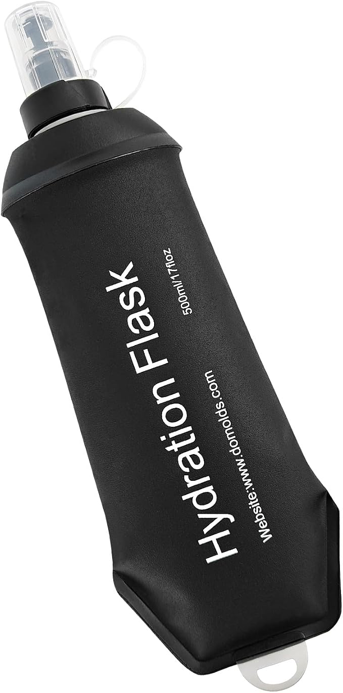 WILDREEDS 500ml Soft Flask, TPU Collapsible Soft Water Bottle by WILDREEDS