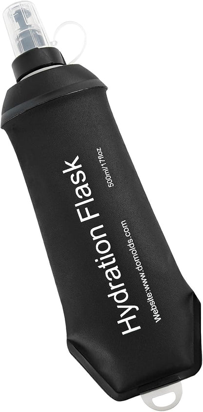 WILDREEDS 500ml Soft Flask, TPU Collapsible Soft Water Bottle by WILDREEDS
