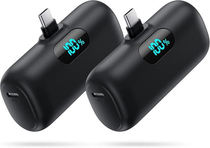 Mini Portable Charger 5000mAh Power Bank, 3A PD USB C Cell Phone Portable Power by Swyop