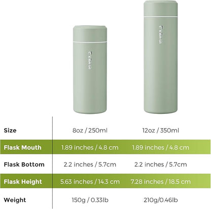 【Upgraded】Exllena Small Insulated Water Bottle 12 oz/350ml– Mini Insulated - Image 6