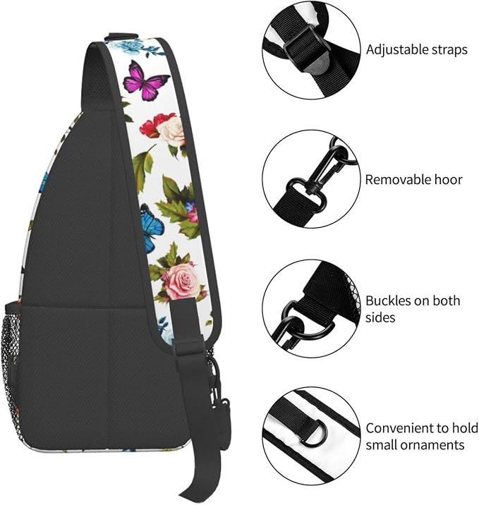 Sling Backpack For Men Hiking Daypack Crossbody Shoulder Bag Travel Chest Pack - Image 8