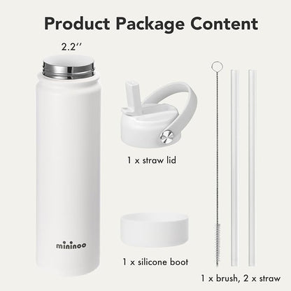 Mininoo Insulated Stainless Steel Water Bottle - Image 3